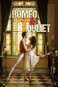 Romeo and Juliet in an embrace