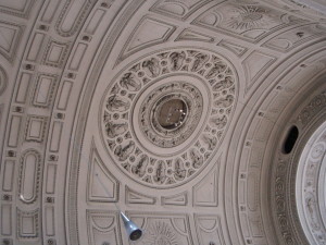 picture of the ceiling at Saint Michael's