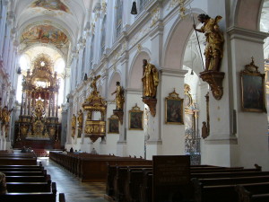 Inside Saint Peter's Cathedral